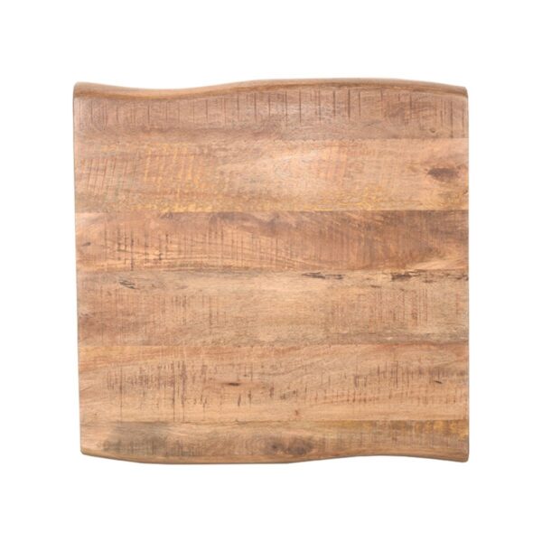 Mango tafelblad_Vierkant_Tree_Edge_70x70_cm_Naturel