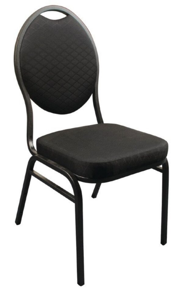 stackchair zwart'